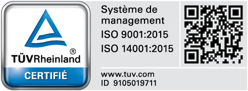 Certification iSO 9001, ISO 14001